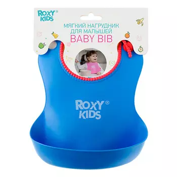 ROXY KIDS Нагрудник мягкий с кармашком и застежкой
