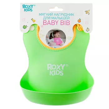 ROXY KIDS Нагрудник мягкий с кармашком и застежкой