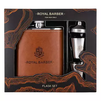 ROYAL BARBER Набор с флягой для мужчин