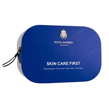ROYAL BARBER Набор в косметичке Skin Care First