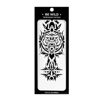 ROYAL BARBER Переводная татуировка Tattoo BE WILD