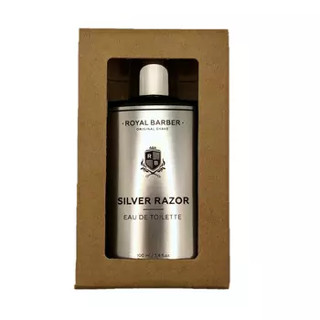 ROYAL BARBER Silver Razor 100