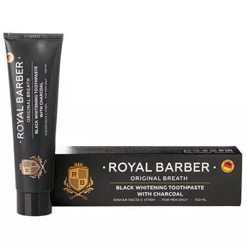 ROYAL BARBER Зубная паста с углем