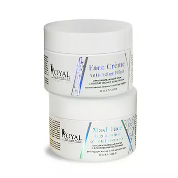 ROYAL SAMPLES Косметический набор Double Skin Regeneration омолаживающий крем и омолаживающая маска