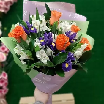 РОЗЫ УРАЛА Авторский букет "Феличита"