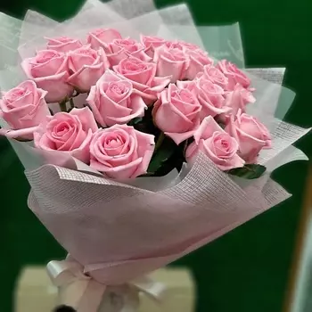 РОЗЫ УРАЛА Букет из 25 розовых роз