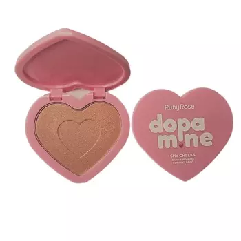RUBY ROSE Компактные румяна с эффектом бронзатора Dopamine