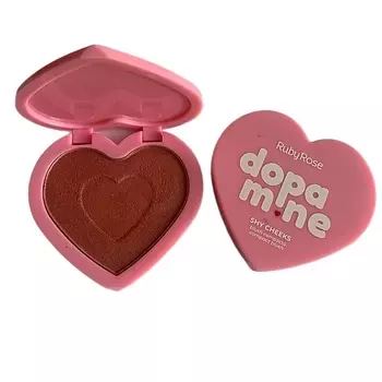 RUBY ROSE Компактные румяна с эффектом бронзатора Dopamine