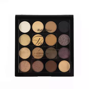 RUBY ROSE Палетка теней для век The Peach cream