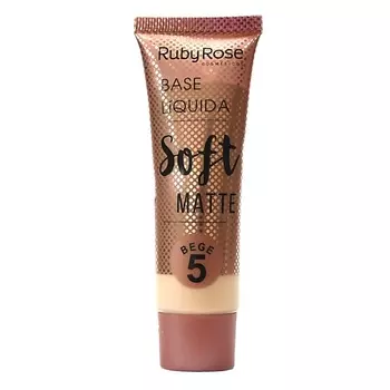 RUBY ROSE Тональная основа матирующая Soft Matte