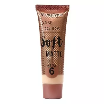 RUBY ROSE Тональная основа матирующая Soft Matte
