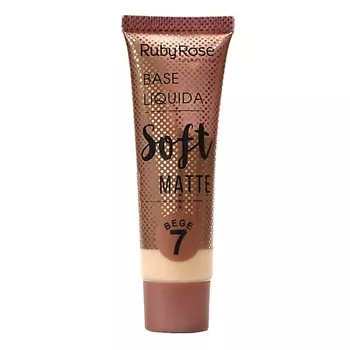 RUBY ROSE Тональная основа матирующая Soft Matte