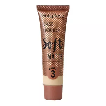 RUBY ROSE Тональный крем матирующая Soft Matte Nude