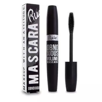 RUDE Тушь для ресниц OBNOXIOUS VOLUME MASCARA