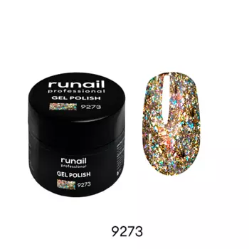 RUNAIL PROFESSIONAL Гель-лак с блестками