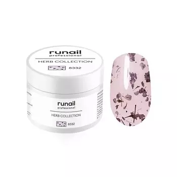 RUNAIL PROFESSIONAL Гель-лак с сухоцветами Herb collection