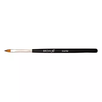 RUNAIL PROFESSIONAL Кисть для бровей Oval Flat BrowID