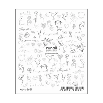 RUNAIL PROFESSIONAL Слайдер-дизайн для ногтей