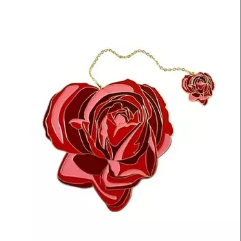 РУССКИЕ В МОДЕ Закладка «Роза книгочейка»