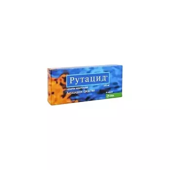 АПТЕКА Рутацид таб. жев. 500мг N20