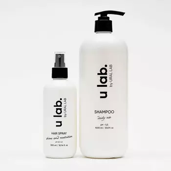 РЯБИНА Набор: шампунь, термо-спрей для волос 1300.0