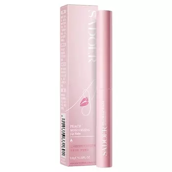 SADOER Бальзам для губ увлажняющий с экстрактом персика