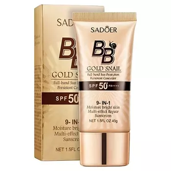 SADOER BB-крем консилер SPF50+ Gold с муцином улитки