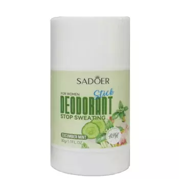 SADOER Дезодорант-стик женский Огурец мята
