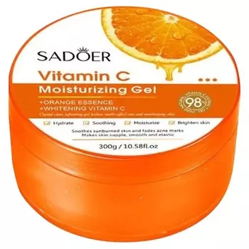 SADOER Гель для лица и тела увлажняющий с экстрактом апельсина и витамином С 300.0
