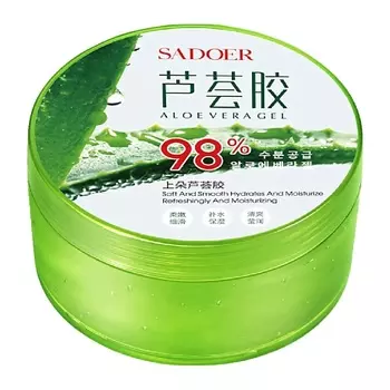 SADOER Гель для тела увлажняющий и освежающий с экстрактом алоэ вера