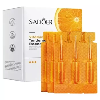 SADOER Эссенция для лица антивозрастная с витамином С ампулы 2.0