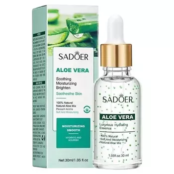 SADOER Эссенция для лица увлажняющая и выравнивающая тон кожи с алоэ вера 30.0