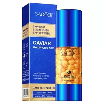 SADOER Эссенция для лица жемчужная с гиалуроновой кислотой и экстрактом черной икры 30.0