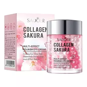 SADOER Крем для кожи вокруг глаз с коллагеном и экстрактом цветков сакуры