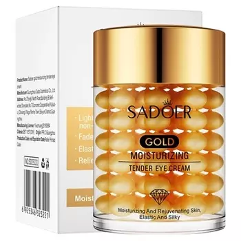 SADOER Крем для кожи вокруг глаз увлажняющий с золотом 60.0