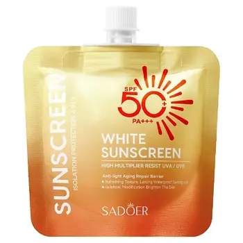 SADOER Крем для лица 6в1 восстанавливающий солнцезащитный SPF 50+