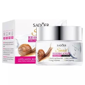 SADOER Крем для лица с улиточным восстанавливающим коллагеном 50.0