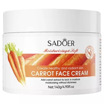 SADOER Крем для лица увлажняющий с маслом семян моркови 140.0
