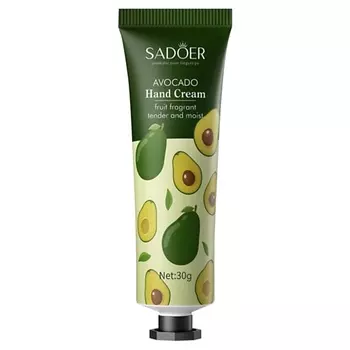 SADOER Крем для рук антивозрастной увлажняющий с экстрактом авокадо 30.0