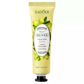 SADOER Крем для рук антивозрастной увлажняющий с экстрактом оливы 30.0