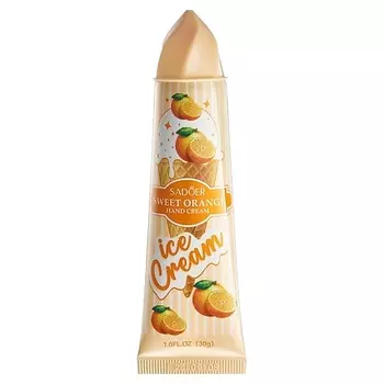 SADOER Крем для рук Ice Cream питательный с ароматом сладкого апельсина