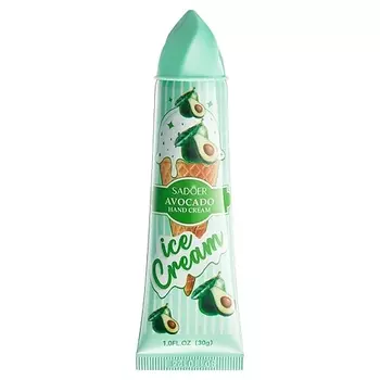 SADOER Крем для рук Ice Cream питательный с ароматом авокадо