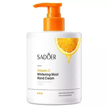 SADOER Крем для рук осветляющий и увлажняющий с витамином С