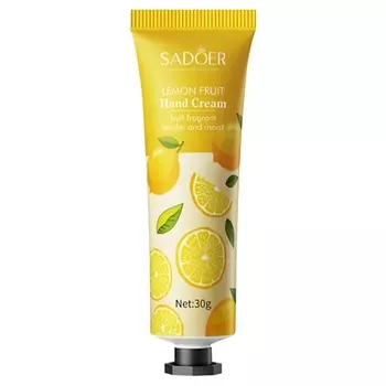 SADOER Крем для рук увлажняющий с экстрактом лимона 30.0