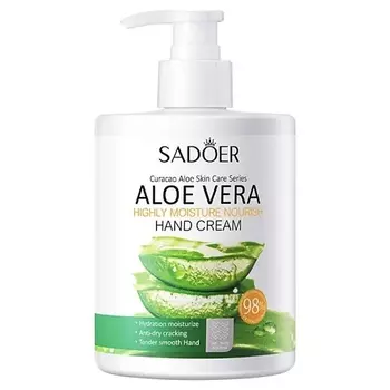 SADOER Крем для рук увлажняющий с экстрактом алоэ вера
