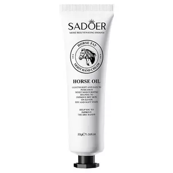 SADOER Крем для рук увлажняющий с конским жиром 30.0