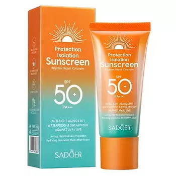 SADOER Крем для тела солнцезащитный SPF50+