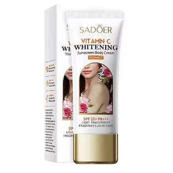 SADOER Крем для тела SPF 20+ Radiant осветляющий с витамином С