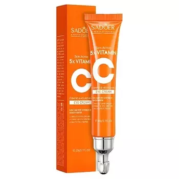 SADOER Крем для век 5 витаминов укрепляющий и питательный с ниацинамидом