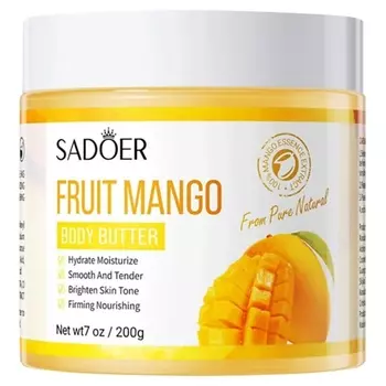 SADOER Крем-масло для тела увлажняющее и питательное с манго 200.0